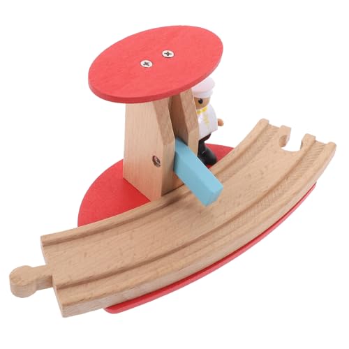 KOMBIUDA holzspielzeug holzspielsachen Toy Train Spielzeugbahn lustiger Bahnsteigmodus Spielzeugautos Modell Einer Straßensperre für Dekoratives Straßenblock- hölzern KOMBIUDA holzspielzeug holzspielsachen Toy Train Spielzeugbahn lustiger Bahnsteigmodus Spielzeugautos Modell Einer Straßensperre für Dekoratives Straßenblock- hölzern von KOMBIUDA