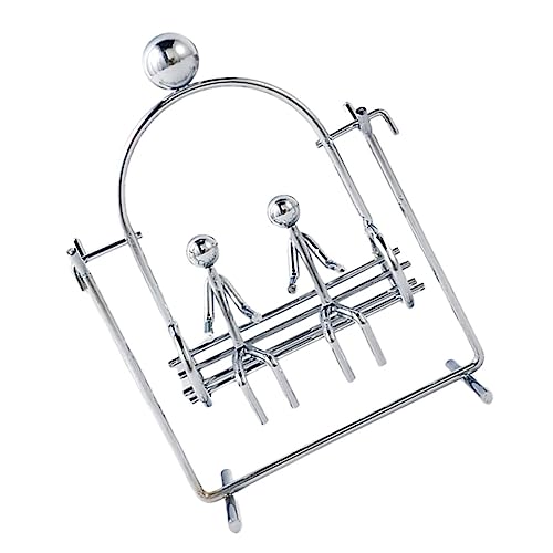 KOMBIUDA Schwinge Spielzeug Balancieren Eisenornament Balanceball Schwingendes Ornament Becher-Ornament Schreibtischdeko von KOMBIUDA