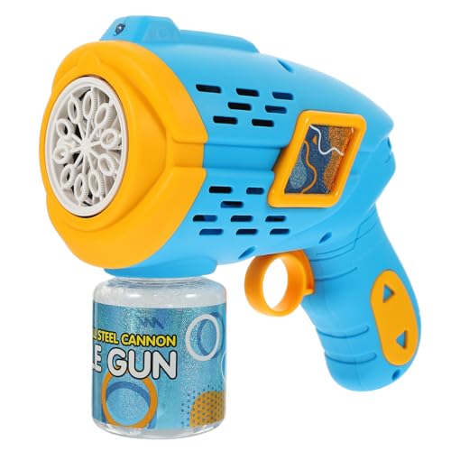 KOMBIUDA seifenblasenmaschine für Bubble Machine for Handlicher Blasenmacher Schwimmbad Seifenblasenbläser für Badeblasenhersteller Plastik Sky-Blue von KOMBIUDA