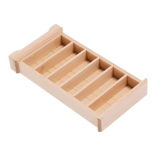 KOMBIUDA Miniatur-bücherregal Aus Holz Für Puppenhausmöbel Exquisites Detaildesign Kleine Größe Geeignet Für 1/12 Maßstab Schlafzimmer Und Wohnzimmer Dekoration KOMBIUDA Miniatur-bücherregal Aus Holz Für Puppenhausmöbel Exquisites Detaildesign Kleine Größe Geeignet Für 1/12 Maßstab Schlafzimmer Und Wohnzimmer Dekoration von KOMBIUDA