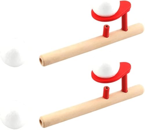 KOMUNJ 2 Sätze Pustespiel Ball Holzspiele Kinder Schwebender Ball Pusteball Holz Pfeife Kinder Geschicklichkeitsspiel Atemübungsgerät Atemmesssystem KOMUNJ 2 Sätze Pustespiel Ball Holzspiele Kinder Schwebender Ball Pusteball Holz Pfeife Kinder Geschicklichkeitsspiel Atemübungsgerät Atemmesssystem von KOMUNJ