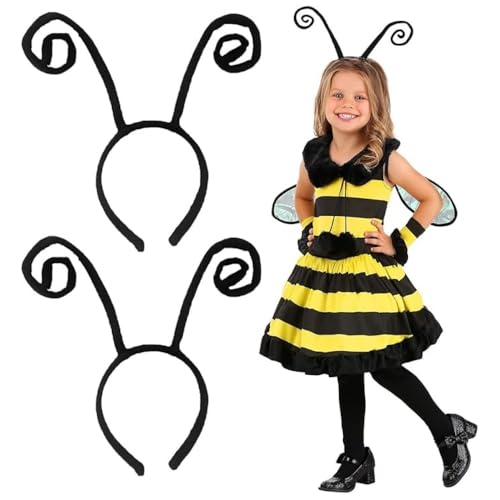 KOMUNJ 2 Stück Schmetterling Antenne Stirnbänder, Schmetterling Haarbänder, Biene Haarbänder, Antenne Stirnbänder, Antenne Stirnbänder für Parteien, Geschenke, Kostüm Stirnbänder KOMUNJ 2 Stück Schmetterling Antenne Stirnbänder, Schmetterling Haarbänder, Biene Haarbänder, Antenne Stirnbänder, Antenne Stirnbänder für Parteien, Geschenke, Kostüm Stirnbänder von KOMUNJ
