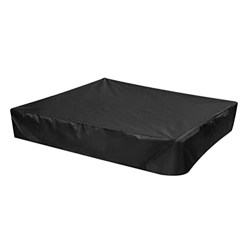 KOMUNJ Wasserdicht Sandkasten Abdeckung, 120x120x20cm Staubdicht Sandkastenabdeckung, Oxford-Stoff Schwarz Sandkasten Abdeckplane mit Kordelzug für Sandkasten, Pool, Terrase, Garten KOMUNJ Wasserdicht Sandkasten Abdeckung, 120x120x20cm Staubdicht Sandkastenabdeckung, Oxford-Stoff Schwarz Sandkasten Abdeckplane mit Kordelzug für Sandkasten, Pool, Terrase, Garten von KOMUNJ