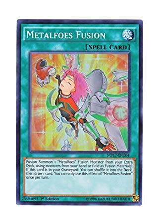 YU-GI-OH! Englische Version MP17-EN104 Metalfoes Fusion Railroad Fusion (Super Lea) 1. Auflage von KONAMI