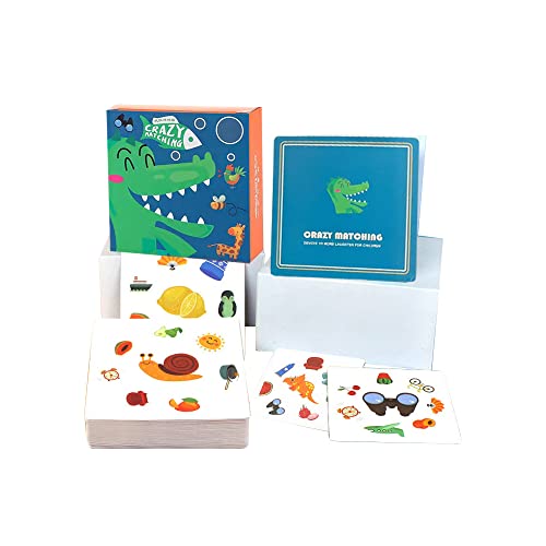 Kartenspiel für Kinder Ab 3 Jahren - Spaßiges Familienspiel, Pädagogisches Spielzeuggeschenk Kartenspiel für Kinder Ab 3 Jahren - Spaßiges Familienspiel, Pädagogisches Spielzeuggeschenk von KONFEN