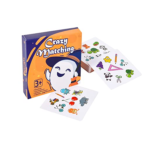 Kartenspiel für Kinder, Spaßiges Familienspiele, Kartenspiele für Kinder ab 3 Jahren, Pädagogische Spielzeuggeschenke für Kinder Kartenspiel für Kinder, Spaßiges Familienspiele, Kartenspiele für Kinder ab 3 Jahren, Pädagogische Spielzeuggeschenke für Kinder von KONFEN