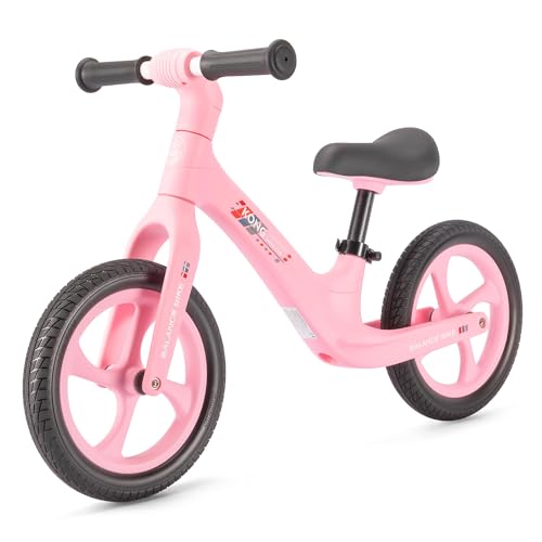 KONG MING CAR Kinder Laufrad – 12 Zoll Balance Bike für Kinder von 2-6 Jahren, Höhenverstellbar mit Fußstütze, Ergonomischem Sattel und Pannensicheren Rädern, Bis zu 35kg KONG MING CAR Kinder Laufrad – 12 Zoll Balance Bike für Kinder von 2-6 Jahren, Höhenverstellbar mit Fußstütze, Ergonomischem Sattel und Pannensicheren Rädern, Bis zu 35kg von KONG MING CAR