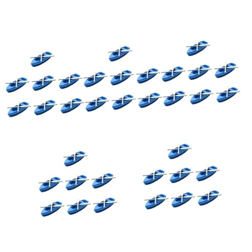 KONTONTY 35 Sets Bootspaddel-Spielzeug Für Miniatur-segeln Harz Mini-strandboot- Für Jungen Und Mädchen Spielzeug von KONTONTY