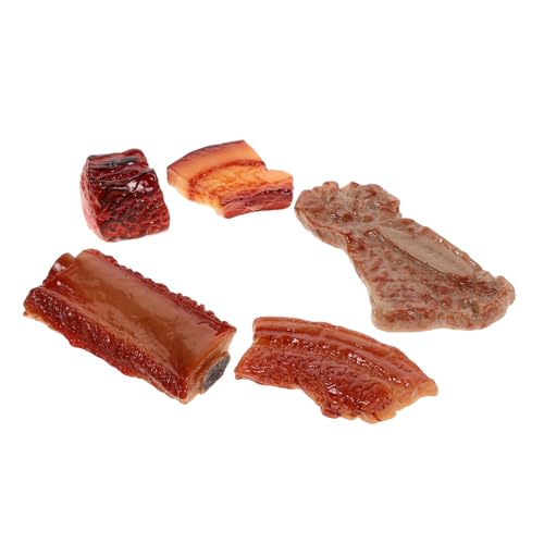 5St Geschmorte Schweinefleisch-Ornamente Simulationsschweinefleischmodell realistisches Schweinefleischdekor weihachtsgeschenk weichnachtsgeschke Modell fürs Bett Stützrippen Harz KONTONTY 5St Geschmorte Schweinefleisch-Ornamente Simulationsschweinefleischmodell realistisches Schweinefleischdekor weihachtsgeschenk weichnachtsgeschke Modell fürs Bett Stützrippen Harz KONTONTY von KONTONTY