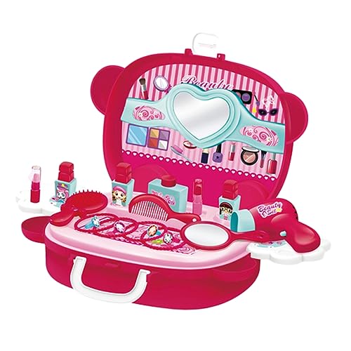 KONTONTY Pretend Make-up Für Kinder Simulation Kosmetische Koffer Mädchen Waschbar Make-up Spielzeug KONTONTY Pretend Make-up Für Kinder Simulation Kosmetische Koffer Mädchen Waschbar Make-up Spielzeug von KONTONTY