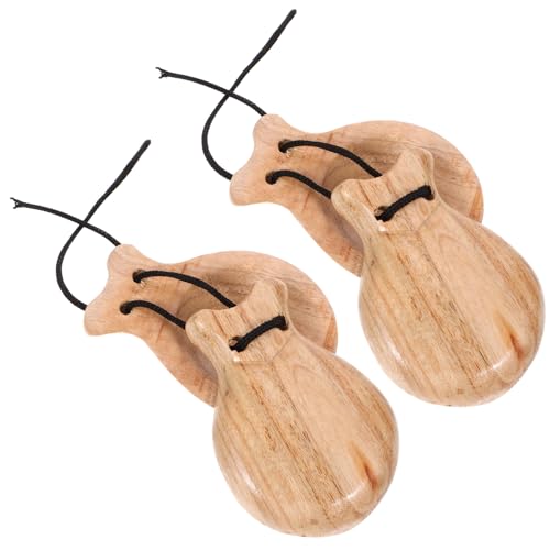 KONTONTY 1 Paar Flamenco-kastagnetten Stöcke Glocke Rhythmus-Sticks Percussion-kastagnetten Handtrommel Instrumente Klein Kastagnetten Für Finger Musical Hölzern KONTONTY 1 Paar Flamenco-kastagnetten Stöcke Glocke Rhythmus-Sticks Percussion-kastagnetten Handtrommel Instrumente Klein Kastagnetten Für Finger Musical Hölzern von KONTONTY