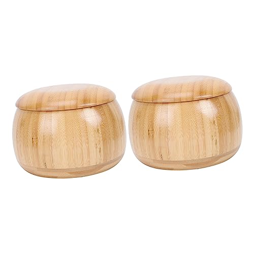 KONTONTY 1 Paar Go Schach Figuren Aufbewahrungsglas Robuste Schachspiel Aufbewahrungsdose mit Deckel für Go Steine Elegantes Design Langlebig und Vielseitig von KONTONTY