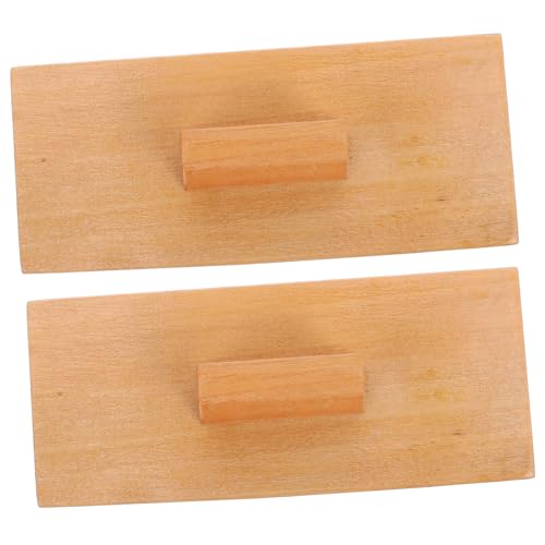 KONTONTY 1 Paar Kinderschlaginstrument Schlaginstrument Sandblock Instrument Sandblöcke Sandblockinstrument Sandblöcke Musikinstrument Rhythmusspielzeug Schleifpapier von KONTONTY