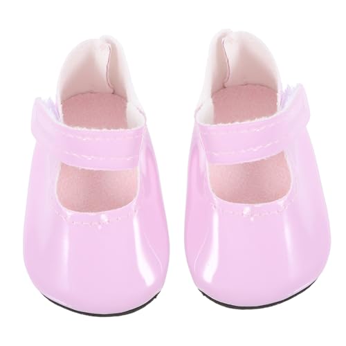 KONTONTY Miniatur Puppenschuhe 1 Paar für 18 Zoll Puppen Dekorative Leder Miniaturschuhe Anziehschuhe für Mädchen Spielzeug für Puppenhaus Accessoires KONTONTY Miniatur Puppenschuhe 1 Paar für 18 Zoll Puppen Dekorative Leder Miniaturschuhe Anziehschuhe für Mädchen Spielzeug für Puppenhaus Accessoires von KONTONTY