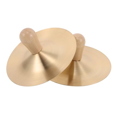 KONTONTY Mini-Hand-Becken Mit Jingle-Effekt Tragbare Musikinstrumente Für Jungen Und Mädchen Zum Tanzen Und Üben Von Aufführungen KONTONTY Mini-Hand-Becken Mit Jingle-Effekt Tragbare Musikinstrumente Für Jungen Und Mädchen Zum Tanzen Und Üben Von Aufführungen von KONTONTY