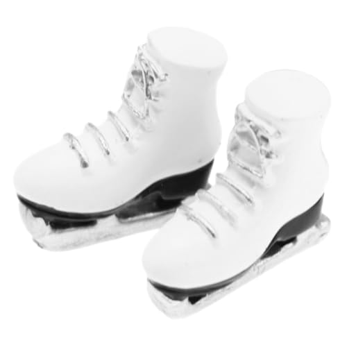 KONTONTY 1 Paar Sketch Skates Model Deko Puppenspielzeug Schlittschuh-bastelarbeiten Für Eine Puppe Kleiner Puppenschlittschuh Puppen-Skating-Werkzeug Harz Weiß KONTONTY 1 Paar Sketch Skates Model Deko Puppenspielzeug Schlittschuh-bastelarbeiten Für Eine Puppe Kleiner Puppenschlittschuh Puppen-Skating-Werkzeug Harz Weiß von KONTONTY