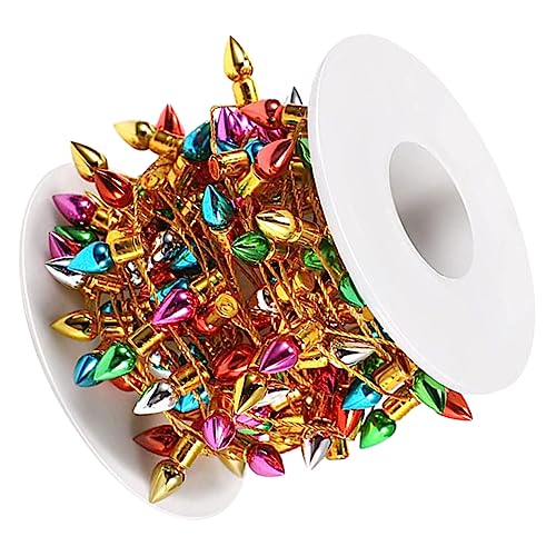 KONTONTY 1 Rolle Galvani sierte Lampen perlen Weihnachtsdekorationen Perlen in Birnenform weihnachtsbaumdeko Tannenbaum Dekoration Miniaturen zum Basteln handwerkliche Verzierungen Plastik KONTONTY 1 Rolle Galvani sierte Lampen perlen Weihnachtsdekorationen Perlen in Birnenform weihnachtsbaumdeko Tannenbaum Dekoration Miniaturen zum Basteln handwerkliche Verzierungen Plastik von KONTONTY