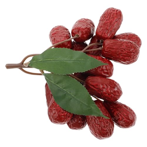 KONTONTY 1 Saite Modell mit rotem Datum aus getrockneten Jujuben gefälschte getrocknete Jujube Künstliche Obstdekoration Simulation getrockneter Jujube Hausdekoration Plastik KONTONTY 1 Saite Modell mit rotem Datum aus getrockneten Jujuben gefälschte getrocknete Jujube Künstliche Obstdekoration Simulation getrockneter Jujube Hausdekoration Plastik von KONTONTY