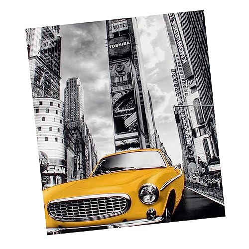 KONTONTY 1 Satz 1000 Teile New York Street Dickes Papierpuzzle Landschaft Puzzles Puzzle aus Papier spaß The Pleasure Spielset aus Holz Kinder rätsel lustiges Puzzle-Spielzeug Puzzle-Papier von KONTONTY