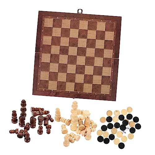 KONTONTY 1 Satz 3 1 Internationales Schach Pädagogisches 3 in 1 Schachspielzeug Schach Aus Holz Pädagogisches Schachspielzeug 3 in 1 Brettschach Schachspiel Aus Holz Hölzern Brown KONTONTY 1 Satz 3 1 Internationales Schach Pädagogisches 3 in 1 Schachspielzeug Schach Aus Holz Pädagogisches Schachspielzeug 3 in 1 Brettschach Schachspiel Aus Holz Hölzern Brown von KONTONTY