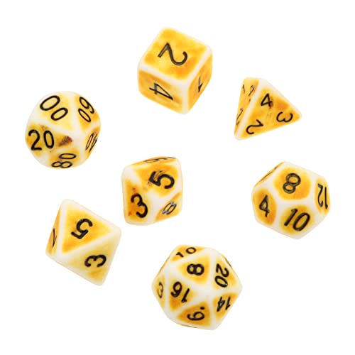 KONTONTY Lustiges Würfelspiel-Requisiten-Set mit 7 Würfeln im Retro-Stil für Brettspiele und Partys KONTONTY Lustiges Würfelspiel-Requisiten-Set mit 7 Würfeln im Retro-Stil für Brettspiele und Partys von KONTONTY