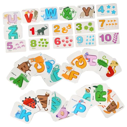 KONTONTY Magnet Buchstaben Für Kinder Buchstaben Spiel 1 Satz Alphanumerische Karten Entwicklung Kindliche Entwicklung Spiele Für Holzspielsachen Toys Früherziehungskarten Rechtschreibblock-kit Papier von KONTONTY