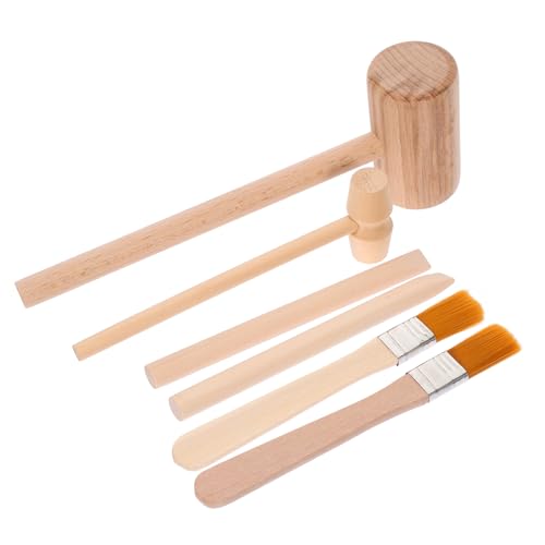 KONTONTY 1 Satz Ausgrabungswerkzeugset Teiliges mit Holzhammer Meißel und Pinsel Lernspielzeug für Jungen für Kreative Entdeckungen und Outdoor Aktivitäten KONTONTY 1 Satz Ausgrabungswerkzeugset Teiliges mit Holzhammer Meißel und Pinsel Lernspielzeug für Jungen für Kreative Entdeckungen und Outdoor Aktivitäten von KONTONTY