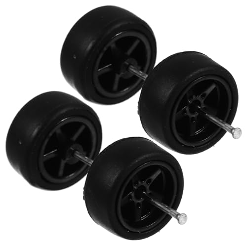 KONTONTY 1 Satz Automodell Modifizierte Reifen Rad Kognitives Modell Rc -autoreifen Rc-autoräder Zubehör Für Rc-Autos Black Gummi von KONTONTY