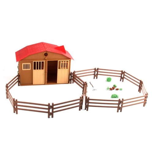 KONTONTY 1 Satz Bauernhof-Modell Farmszenenmodell Bauernhof-Spielset für DIY-Bauernhof-Spielset Spielset mit Bauernhofszene KONTONTY 1 Satz Bauernhof-Modell Farmszenenmodell Bauernhof-Spielset für DIY-Bauernhof-Spielset Spielset mit Bauernhofszene von KONTONTY
