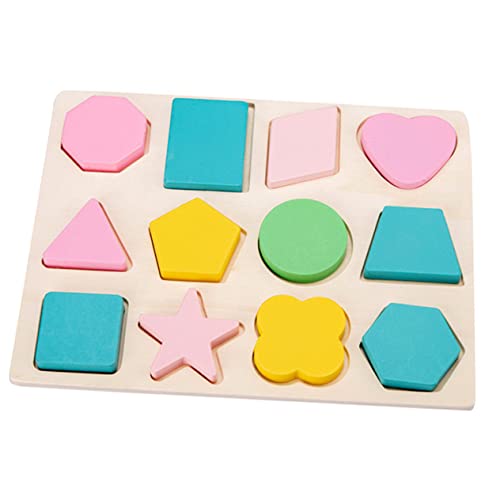 KONTONTY 1 Satz Baustein-Puzzle- holzspielzeug für gieskanne kinderspielzeug Educational Toys Toys Puzzletafeln Frühpädagogisches hölzern von KONTONTY
