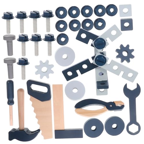 KONTONTY Lustiges Kinderspielzeug-lernspielzeug-Set Für Kleinkinder Holzwerkzeug-Set Zum Vortäuschen Für Kleinkinder von KONTONTY