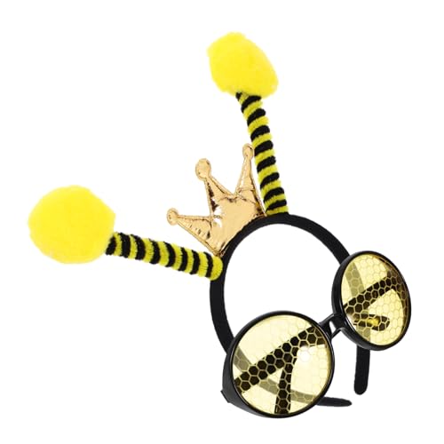 KONTONTY 1 Satz Bienen Stirnband und Sonnenbrillen Set für Erwachsene Karneval Kostüm Accessoire für Partys Cosplay und Fotoshootings Langlebiges und Stoffmaterial Einzigartiges Bienen KONTONTY 1 Satz Bienen Stirnband und Sonnenbrillen Set für Erwachsene Karneval Kostüm Accessoire für Partys Cosplay und Fotoshootings Langlebiges und Stoffmaterial Einzigartiges Bienen von KONTONTY