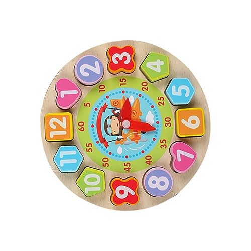 KONTONTY 1 Satz Bildungsspiel Für Digitaluhr- Lernspielzeug Aus Holz Für Zahl Pädagogisches Holzkaktspielzeug Uhr Bunt Hölzern KONTONTY 1 Satz Bildungsspiel Für Digitaluhr- Lernspielzeug Aus Holz Für Zahl Pädagogisches Holzkaktspielzeug Uhr Bunt Hölzern von KONTONTY