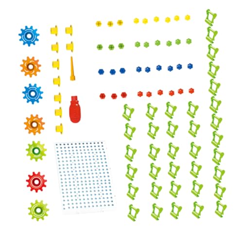 KONTONTY Spielzeug Zum Zusammenbauen Und Zerlegen 3D-radkettenspielzeug Lernspielzeug Für Kinder Kreatives Werkzeug-spielzeugset von KONTONTY