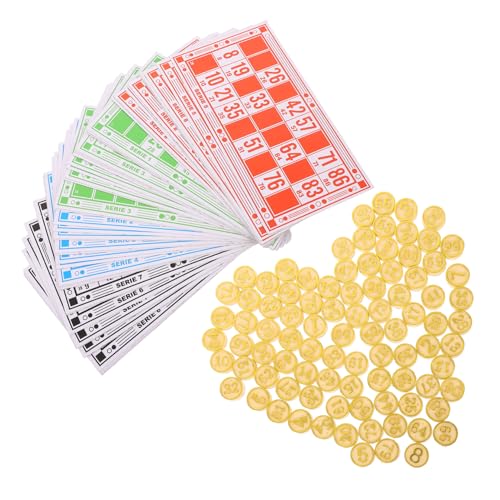 KONTONTY 1 Satz Bingo -Brettspiel für Schachbrett Russisches Bingospiel Logisches Bingo-Schachspiel Familientreffen Spiel Russisches Familientreffen-Bingospiel Papier KONTONTY 1 Satz Bingo -Brettspiel für Schachbrett Russisches Bingospiel Logisches Bingo-Schachspiel Familientreffen Spiel Russisches Familientreffen-Bingospiel Papier von KONTONTY