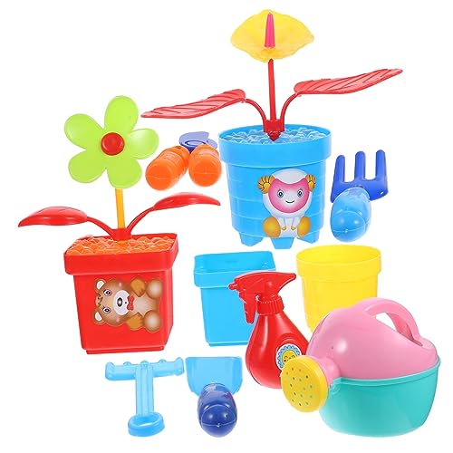 KONTONTY 1 Satz Blumen- -Set Pädagogisches Pflanzwerkzeug Kinderspielhaus Eltern-Kind-pflanzspielzeug Zum Gießen Von Werkzeugen Bildungsspielzeug Plastik von KONTONTY