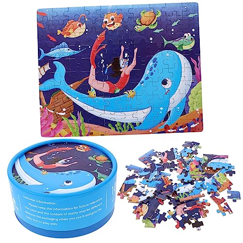 KONTONTY 1 Satz Bodenpuzzle Für Im Alter Von 3–9 Jahren Vorschullernspielzeug Kinderpuzzles Im Alter Von 3–9 Jahren Für Kinderspiele Vorschulspielzeug Katzenrätsel Papier von KONTONTY