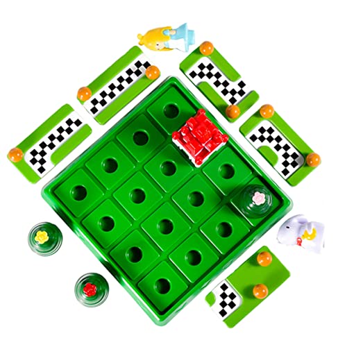 KONTONTY 1 Satz Brettspiel interaktives Spielbrett Eltern-Kind-Spielangebot Puzzletafel Frühe Bildungspielung für die intellektuelle Entwicklung Schachspielbrett Plastik KONTONTY 1 Satz Brettspiel interaktives Spielbrett Eltern-Kind-Spielangebot Puzzletafel Frühe Bildungspielung für die intellektuelle Entwicklung Schachspielbrett Plastik von KONTONTY