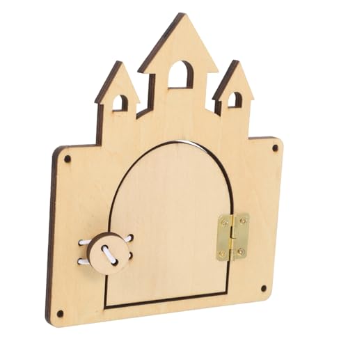 KONTONTY 1 Satz Busy-Board-zubehör Kognitives Für Busy-Board-kit Trainingsspielzeug Für Frühpädagogisches Beschäftigtes Brett Manuelles Holz von KONTONTY