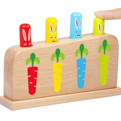 KONTONTY 1 Satz Cartoon-Popup- Pädagogisches kinderspielzeug spielsachen für Lernspielzeug hühner Toys Boy Toys Pop-up- aus Holz Bambus KONTONTY 1 Satz Cartoon-Popup- Pädagogisches kinderspielzeug spielsachen für Lernspielzeug hühner Toys Boy Toys Pop-up- aus Holz Bambus von KONTONTY