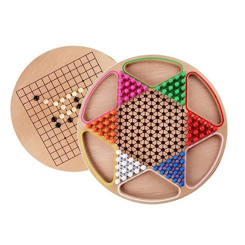 KONTONTY 1 Satz Chinesisches Gobang Dame Brettspiel für Lehrreiches Strategiespiel für Partys und Persönliche Sammlungen Handgefertigt und Glatt Poliert KONTONTY 1 Satz Chinesisches Gobang Dame Brettspiel für Lehrreiches Strategiespiel für Partys und Persönliche Sammlungen Handgefertigt und Glatt Poliert von KONTONTY