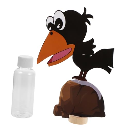 KONTONTY 1 Satz Crow-Trinkwasser-Lehrmittel Vorschullernspielzeug Stielspielzeug für das Klassenzimmer Wissenschaftsspielzeug für 4-6 Kindergarten -Lernspielzeug Papier von KONTONTY