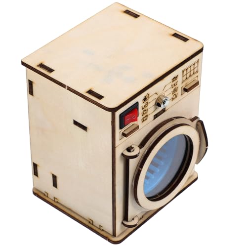 KONTONTY 1 Satz DIY-technologiematerialien -Kits Für Waschmaschinen Waschmaschinen-spielzeugset Erziehungswissenschaftliche Baukästen Kit Für Pädagogische Experimente Holz KONTONTY 1 Satz DIY-technologiematerialien -Kits Für Waschmaschinen Waschmaschinen-spielzeugset Erziehungswissenschaftliche Baukästen Kit Für Pädagogische Experimente Holz von KONTONTY