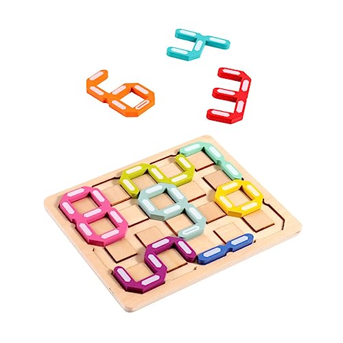 KONTONTY 1 Satz Digitale Panel -spielzeuge Gehirn Entwickelt Lernspielzeug Zahlenspiel Puzzle- Aus Holz Kreatives Kinderspielzeug Pädagogisches Puzzles Hölzern KONTONTY 1 Satz Digitale Panel -spielzeuge Gehirn Entwickelt Lernspielzeug Zahlenspiel Puzzle- Aus Holz Kreatives Kinderspielzeug Pädagogisches Puzzles Hölzern von KONTONTY