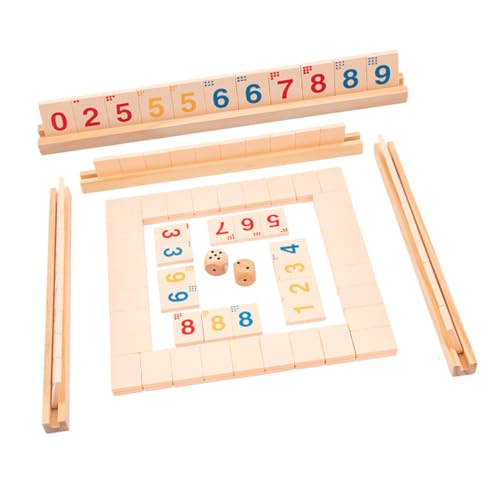 KONTONTY 1 Satz Digitales Brettspiel Brettspiele Mit Würfeln Und Zahlen Zahl Brettspiel Aus Holz Digitaler Spielbretttisch Digitaler Brettspieltisch Holzbrett Hölzern Khaki KONTONTY 1 Satz Digitales Brettspiel Brettspiele Mit Würfeln Und Zahlen Zahl Brettspiel Aus Holz Digitaler Spielbretttisch Digitaler Brettspieltisch Holzbrett Hölzern Khaki von KONTONTY