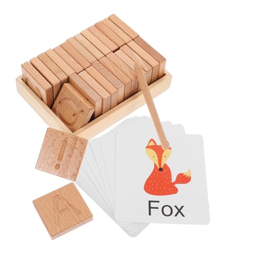 KONTONTY 1 Satz Doppelseitiges Alphabet Lernspielzeug für Buchstaben Nachzeichnen mit Aufbewahrungsbox für Vorschulkinder zur Entwicklung von Gedächtnis und Koordination KONTONTY 1 Satz Doppelseitiges Alphabet Lernspielzeug für Buchstaben Nachzeichnen mit Aufbewahrungsbox für Vorschulkinder zur Entwicklung von Gedächtnis und Koordination von KONTONTY
