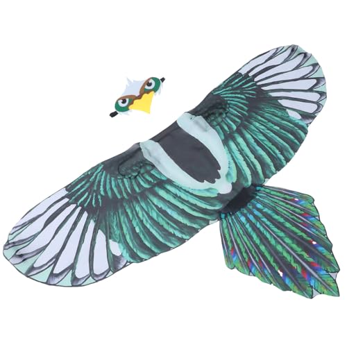 KONTONTY 1 Satz Eagle Cloak Kostümset für Vogel Flügel Umhang mit Kopfaccessoire für Jungen und Mädchen für Halloween Fasching und Kostümpartys aus Hautfreundlichem Material Stilvolles KONTONTY 1 Satz Eagle Cloak Kostümset für Vogel Flügel Umhang mit Kopfaccessoire für Jungen und Mädchen für Halloween Fasching und Kostümpartys aus Hautfreundlichem Material Stilvolles von KONTONTY