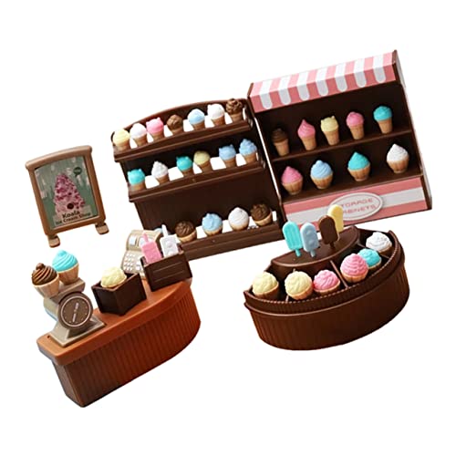 KONTONTY 1 Satz Eisdiele Zubehör Puppenhaus Eisdielen Requisiten für DIY Projekte Dekoration für Kindergeburtstage Weihnachten und Kreative Fotografie KONTONTY 1 Satz Eisdiele Zubehör Puppenhaus Eisdielen Requisiten für DIY Projekte Dekoration für Kindergeburtstage Weihnachten und Kreative Fotografie von KONTONTY