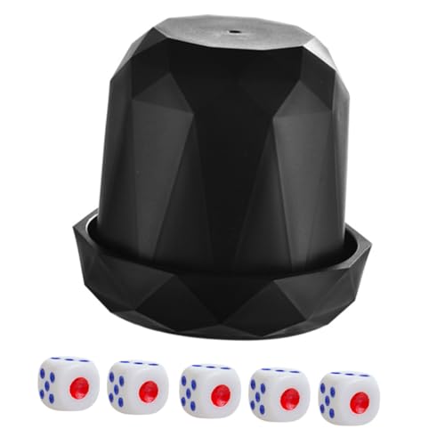 KONTONTY 1 Satz Farbbecher die interessanten funnytoys dice Set Party Spiele partyspiele Party Games Party Sachen lustige Würfelspiel-Requisite ktv brettspiel Abs Black von KONTONTY