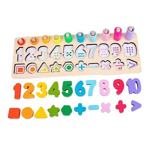 KONTONTY 1 Satz Farben-lernspielzeug Farbkognitionsspielzeug Für Kleinkinder Kleinkind Rätsel Lernspielzeug Aus Holz Holzspielzeug Stapeln Vorschulrätsel Hölzern KONTONTY 1 Satz Farben-lernspielzeug Farbkognitionsspielzeug Für Kleinkinder Kleinkind Rätsel Lernspielzeug Aus Holz Holzspielzeug Stapeln Vorschulrätsel Hölzern von KONTONTY